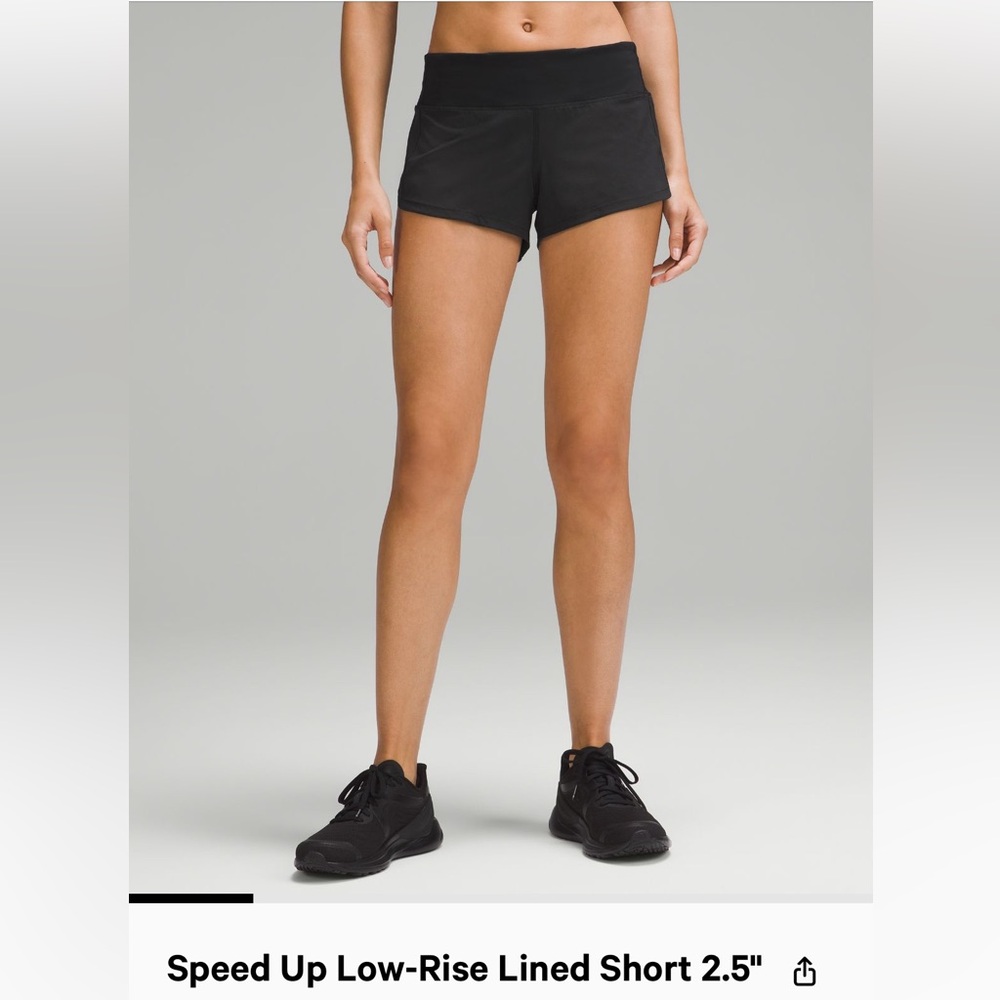 Lululemon speed up low rise short 2.5”